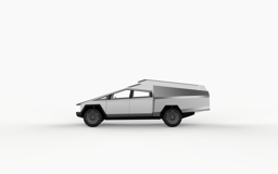 Side view — closed driving mode