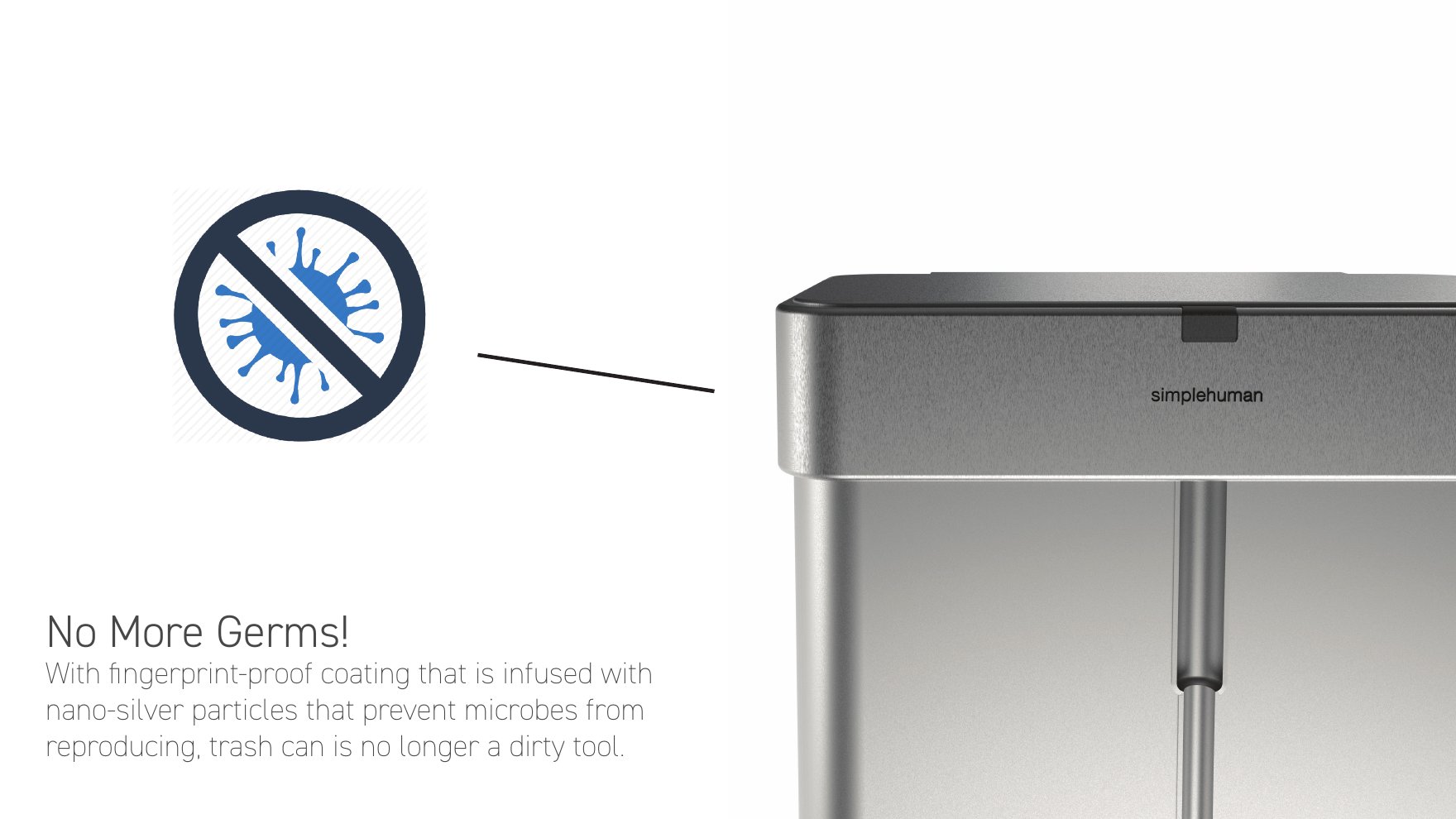 No more germs — nano-silver fingerprint-proof coating